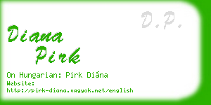 diana pirk business card